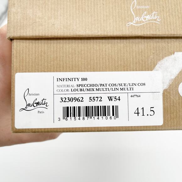 New Christian Louboutin Marvel Disney Infinity Strass Spike Heel Sandals EU 41.5 - Picture 14 of 14